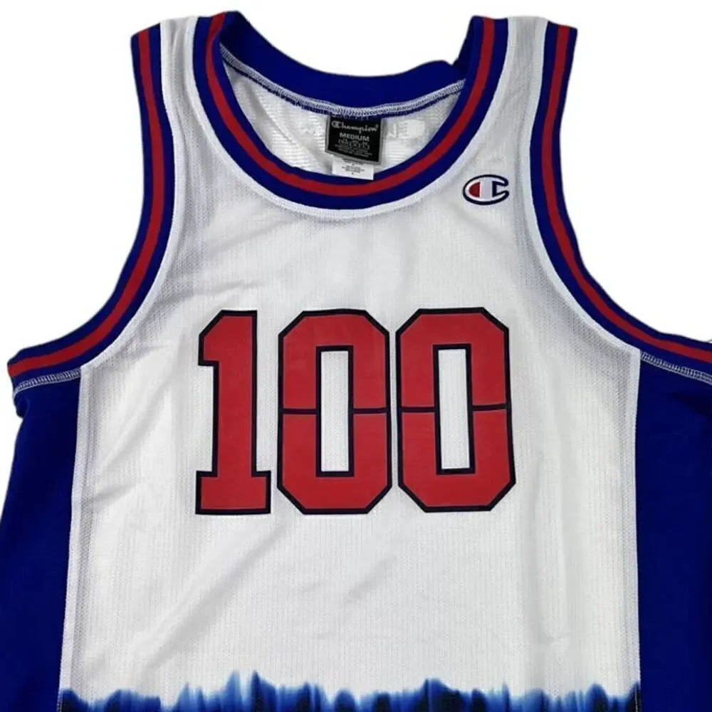 New Champion Men US M White Blue Tank Top Sports Tee Sleeveless T-Shirt - Picture 2 of 8